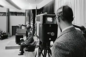 Video Camera Prints: President John F. Kennedy Broadcasting on Television