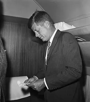 Birth Prints: President John F. Kennedy Reading a Note