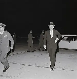 President John F. Kennedy Walking to Plane