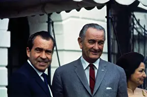 President Johnson With President-Elect Nixon