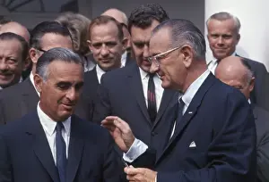 President Johnson and Senator Ribicoff