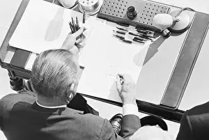 Legislation Prints: President Johnson Signing Poverty Bill