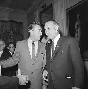 Legislation Prints: President Johnson W/Adam Clayton Powell