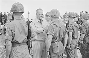 Westmoreland Prints: President Johnson And Westmoreland