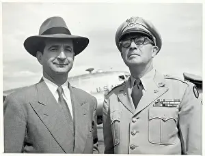 San Jose Prints: President Jose Figueres and Colonel Harry Welsch