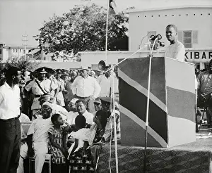 President Julius Nyerere Speaking to People