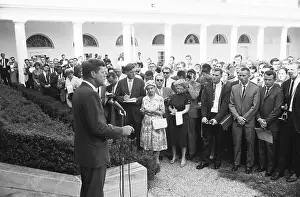 Volunteer Prints: President Kennedy Addressing Peace Corps Volunteers