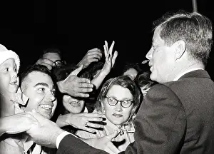 West Virginia Prints: President Kennedy With Admirers