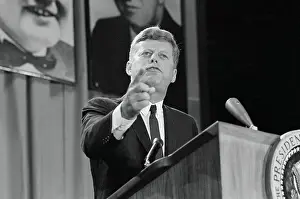 Harrisburg Prints: President Kennedy Adressing Party Memebers