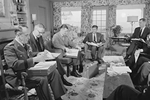 Roberts Prints: President Kennedy with Advisors