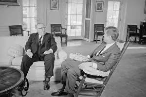 William C Prints: President Kennedy and Ambassador Doherty