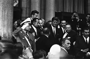 Presidential Prints: President Kennedy Arrives In Berlin