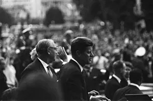 Presidential Prints: President Kennedy Arrives In Berlin