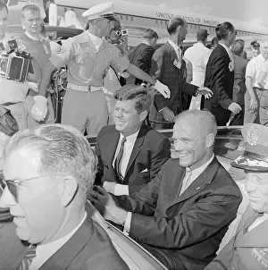 President Kennedy and Astronaut John Glenn