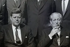 President Kennedy and British Prime Minister MacMillan