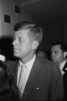 A046007 Prints: President Kennedy On The Campaign Trail