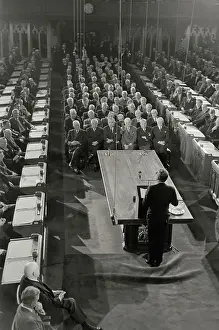 Parliament Prints: President Kennedy Before Canadian Parliament
