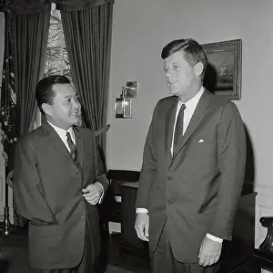 President Kennedy and Daniel Inouye