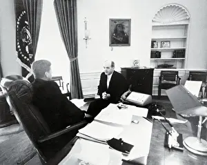 President Kennedy with Dean Rusk