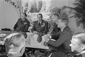 President Kennedy and Defense Chiefs