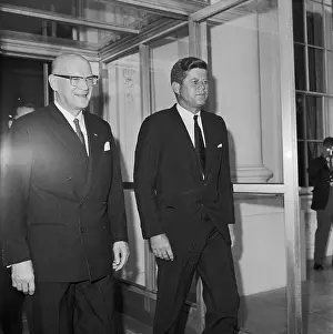 President Kennedy and Finnish Prime Minister Urho Kekkonen
