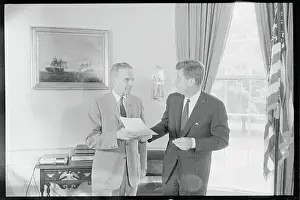 President Kennedy with General Maxwell D. Taylor