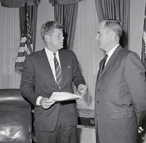 Administrator Prints: President Kennedy and George McGovern