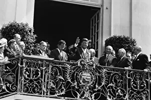 Gestures Prints: President Kennedy Greets The Crowd In Cologne, Germany