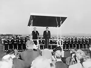 President Kennedy with Harold MacMillan