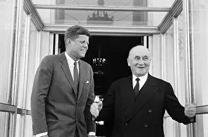President Kennedy with Jean Monnet