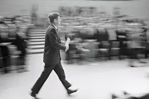 President Kennedy Leaving Conference