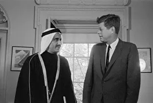 Diplomacy Prints: President Kennedy Meeting with Ambassador