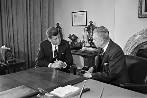 President Kennedy Meeting with Canadian Prime Minister John Diefenbaker