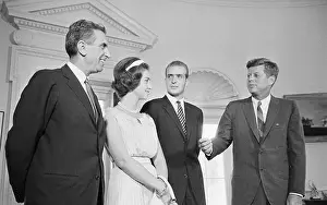Sofia Prints: President Kennedy Meeting with Spanish Royalty