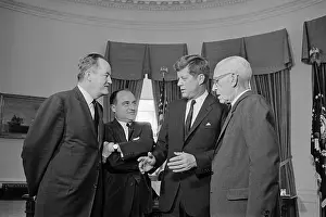 President Kennedy Meeting with Union Officials