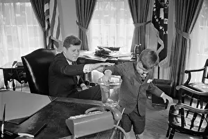 Uncle Prints: President Kennedy and Nephew Bobby