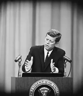 President Kennedy at News Conference
