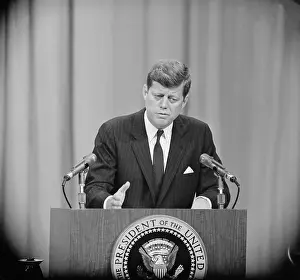 President Kennedy at News Conference