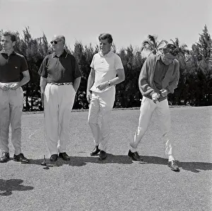President Kennedy with Peter Lawford