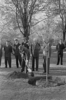 Digging Prints: President Kennedy Planting a Tree