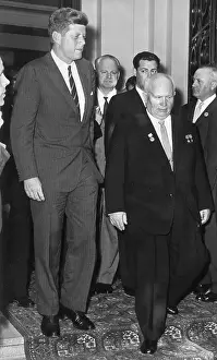 Embassy Prints: President Kennedy And Premier Khrushchev
