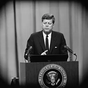 President Kennedy at Press Conference
