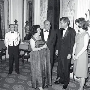 Reception Prints: President Kennedy and Puerto Rican Governor Marin