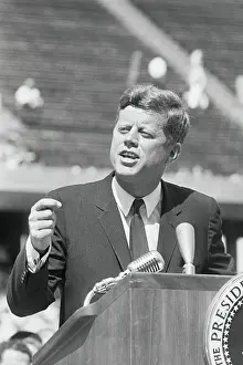 President Kennedy at Rice Stadium