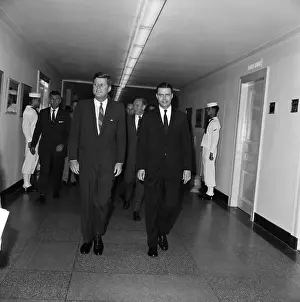 President Kennedy with Robert McNamara