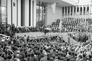 West German Prints: President Kennedy Speaking at University