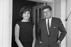 Front Door Prints: President Kennedy and His Wife