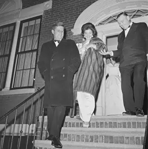 President Kennedy with Wife and John Sherman Cooper