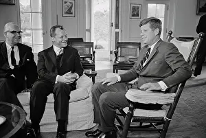 President Kennedy and Willy Brandt