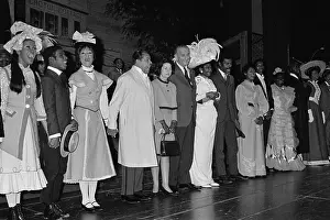President and Lady Bird Johnson with Cast of Hello Dolly